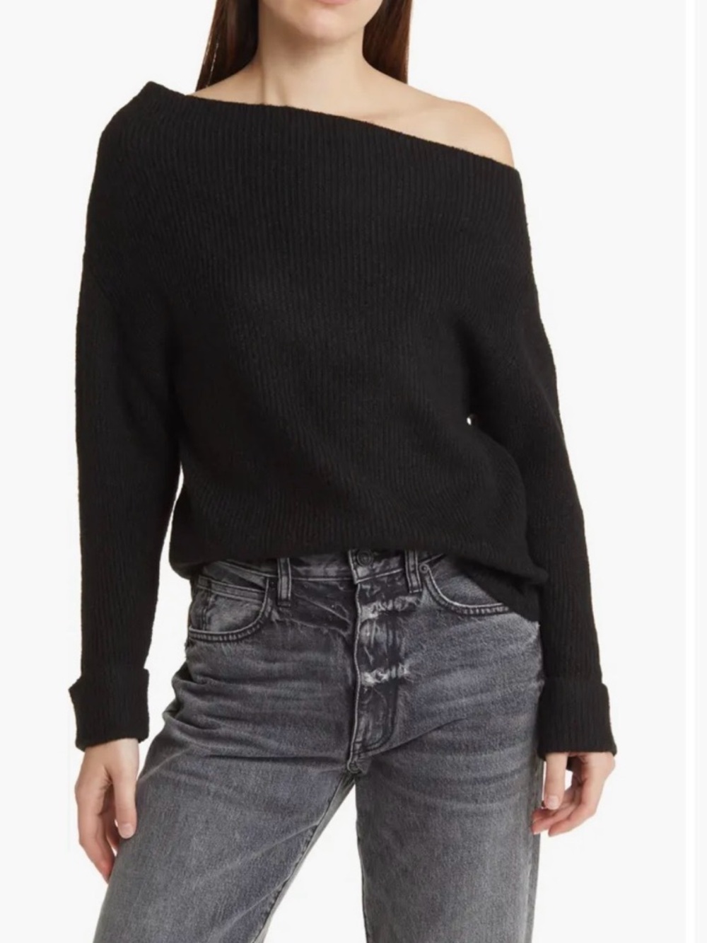 Treasure & Bond Light Pink Cowl Neck Sweater